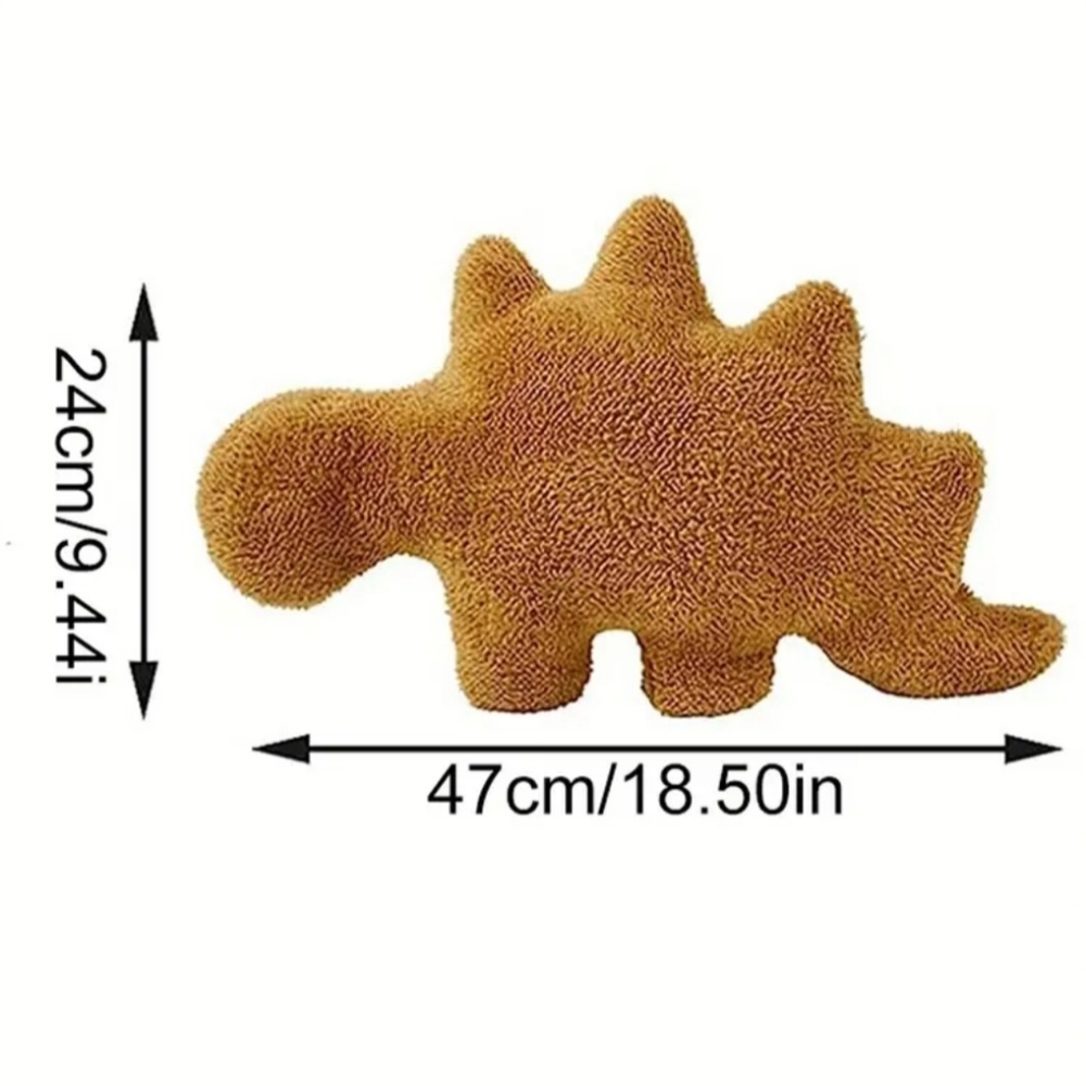Dino nugget pillow